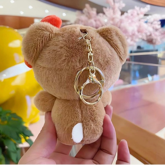 Hello Kitty bear outfit keychain in purse charms approximately 5.1 inches - Picture 5 of 5